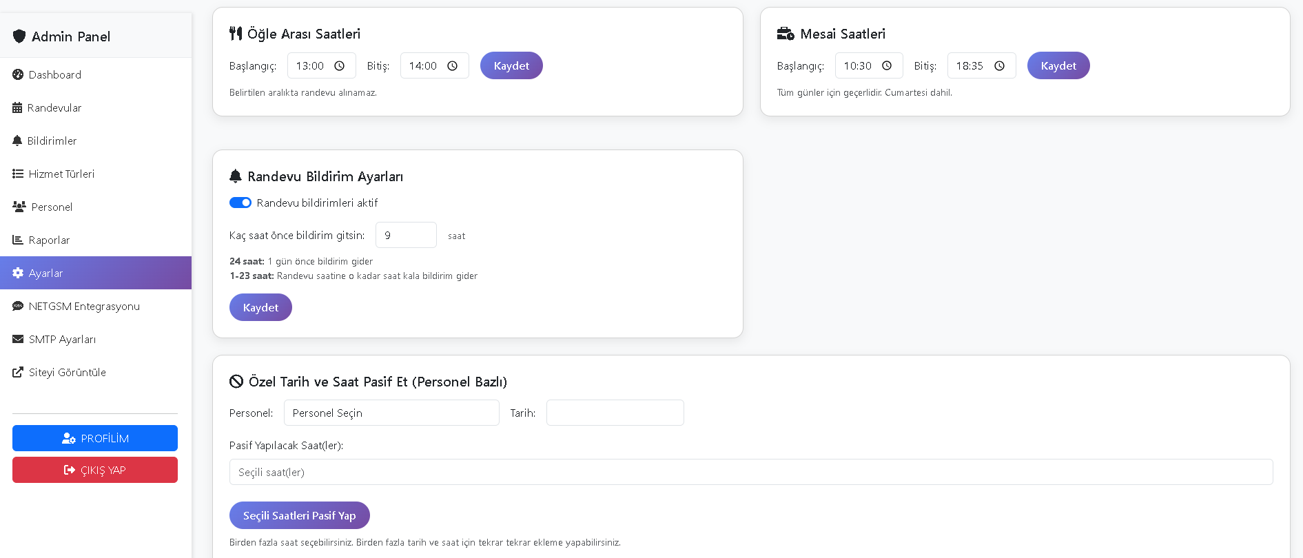 Online Randevu Sistemi